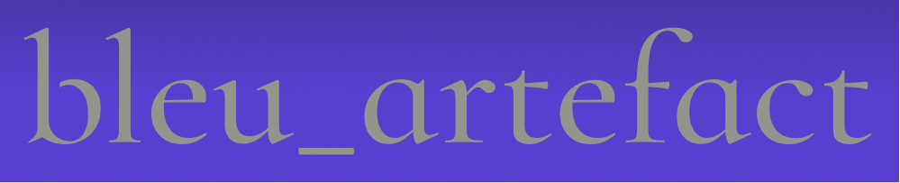 Logo Bleu Artefact